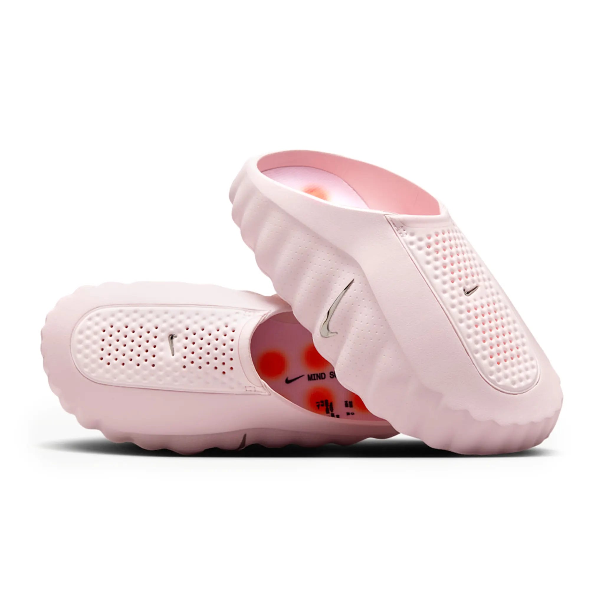Front Side View of Nike Mind 001 Pregame Pearl Pink (W) HQ4309-610